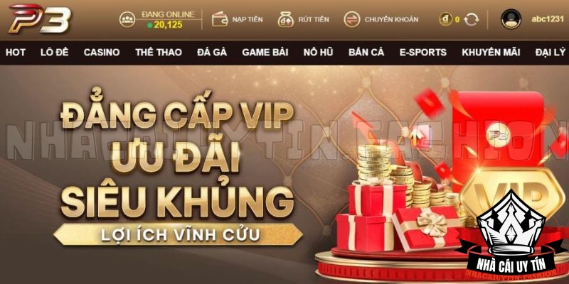 Mục tiêu phát triển của P3 là trở thành sân chơi trực tuyến hàng đầu Việt Nam