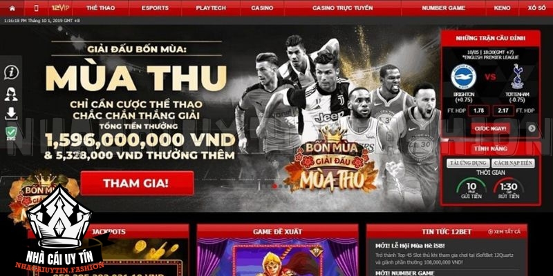 Thông tin cần biết về thương hiệu 12BET