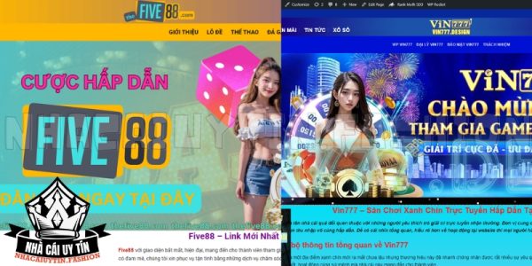 Vin777 vs Five88 2 nhà cái uy tín mới