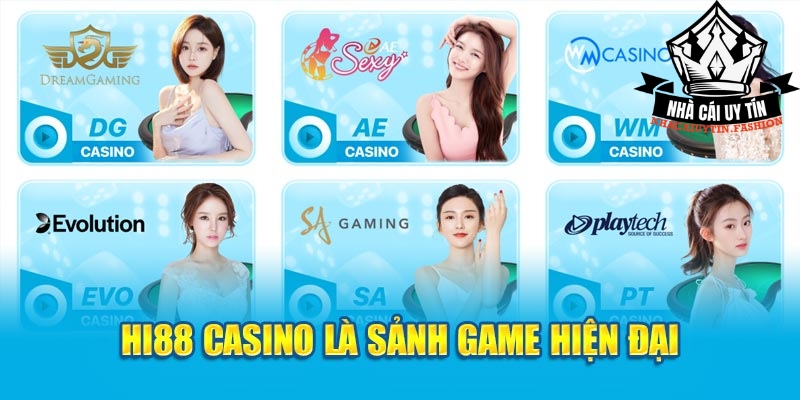 Hi88 casino là sảnh game hiện đại